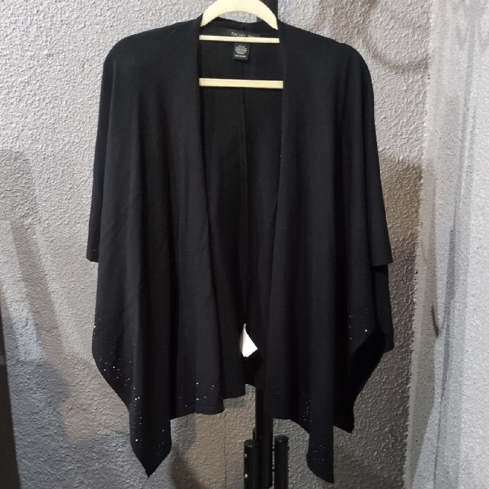 Rachel Zoe Black Women's Poncho